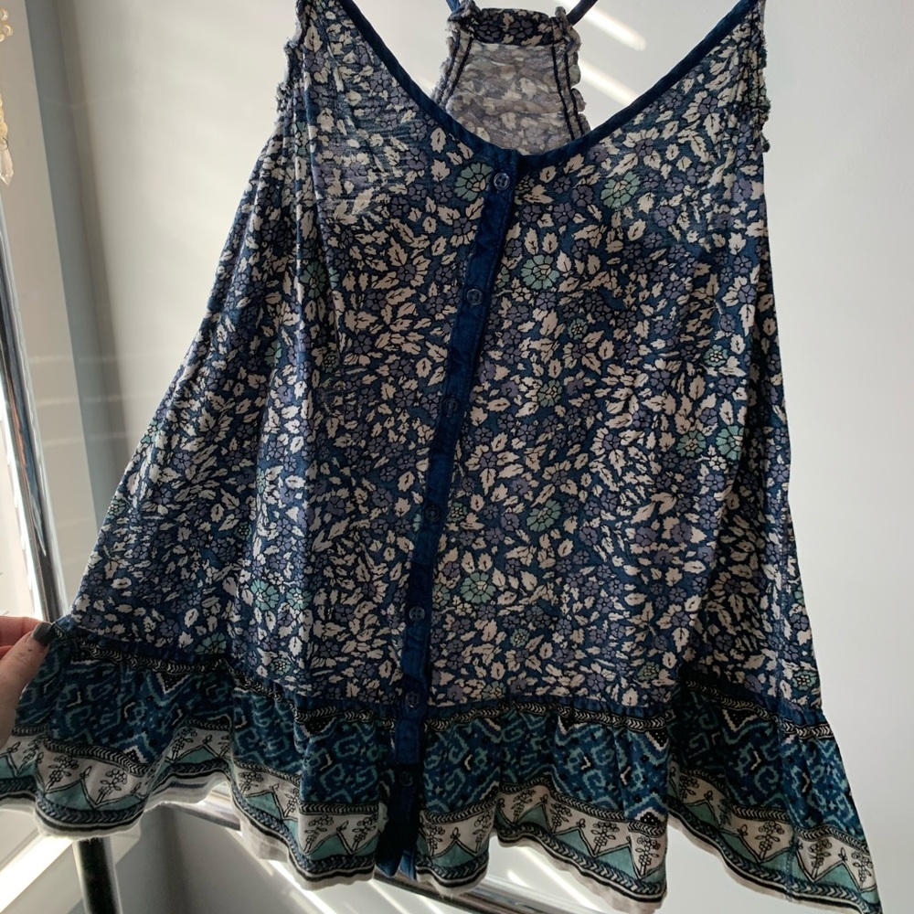 American eagle floral tank